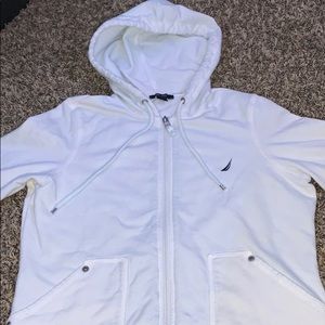 White Nautica jacket